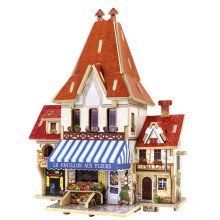 Wood Collectibles Toy for Global Houses-France Flower Store